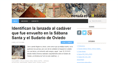 Desktop Screenshot of menudaeslahistoria.com